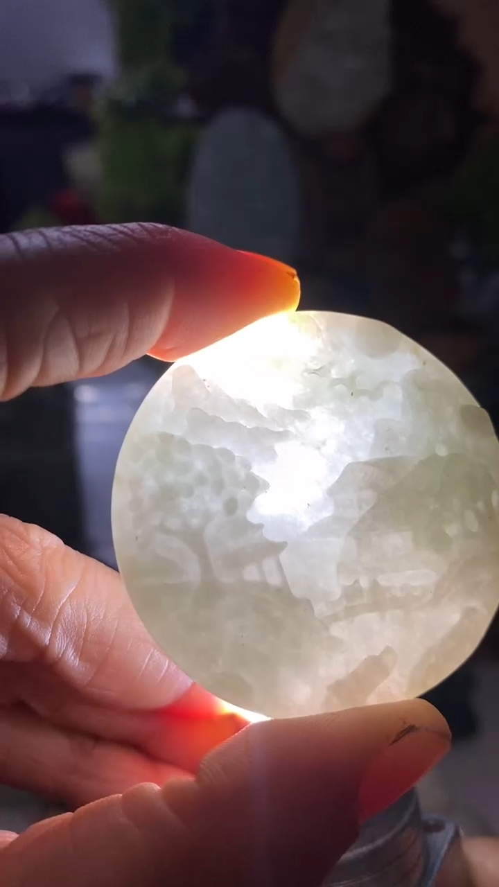 【闪购商品】翡翠颈饰未镶嵌包工包料天然A货翡翠020501