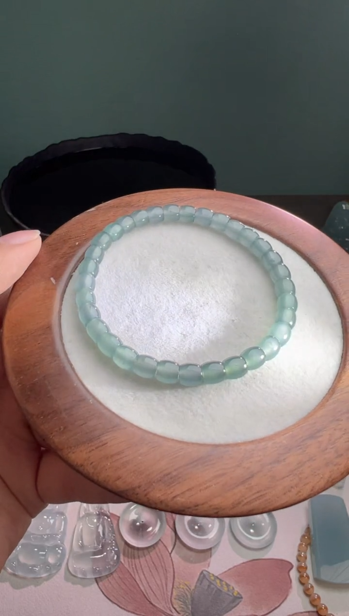 未镶嵌定制翡翠危料手串