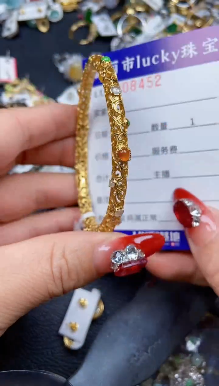 【闪购商品】翡翠颈饰银S925镶嵌8452