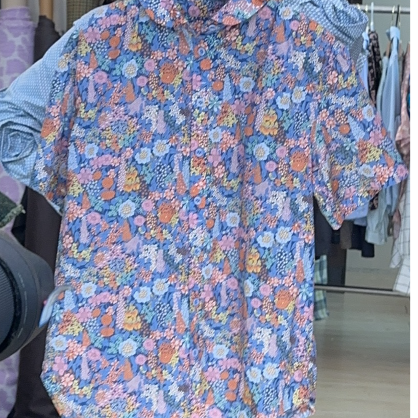 《青柚冰茶》短袖衬衫上衣 