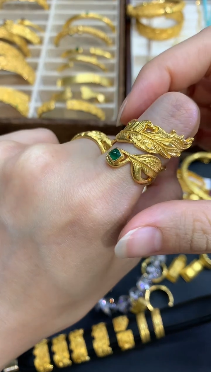 定制足金戒指/指环W372|14506