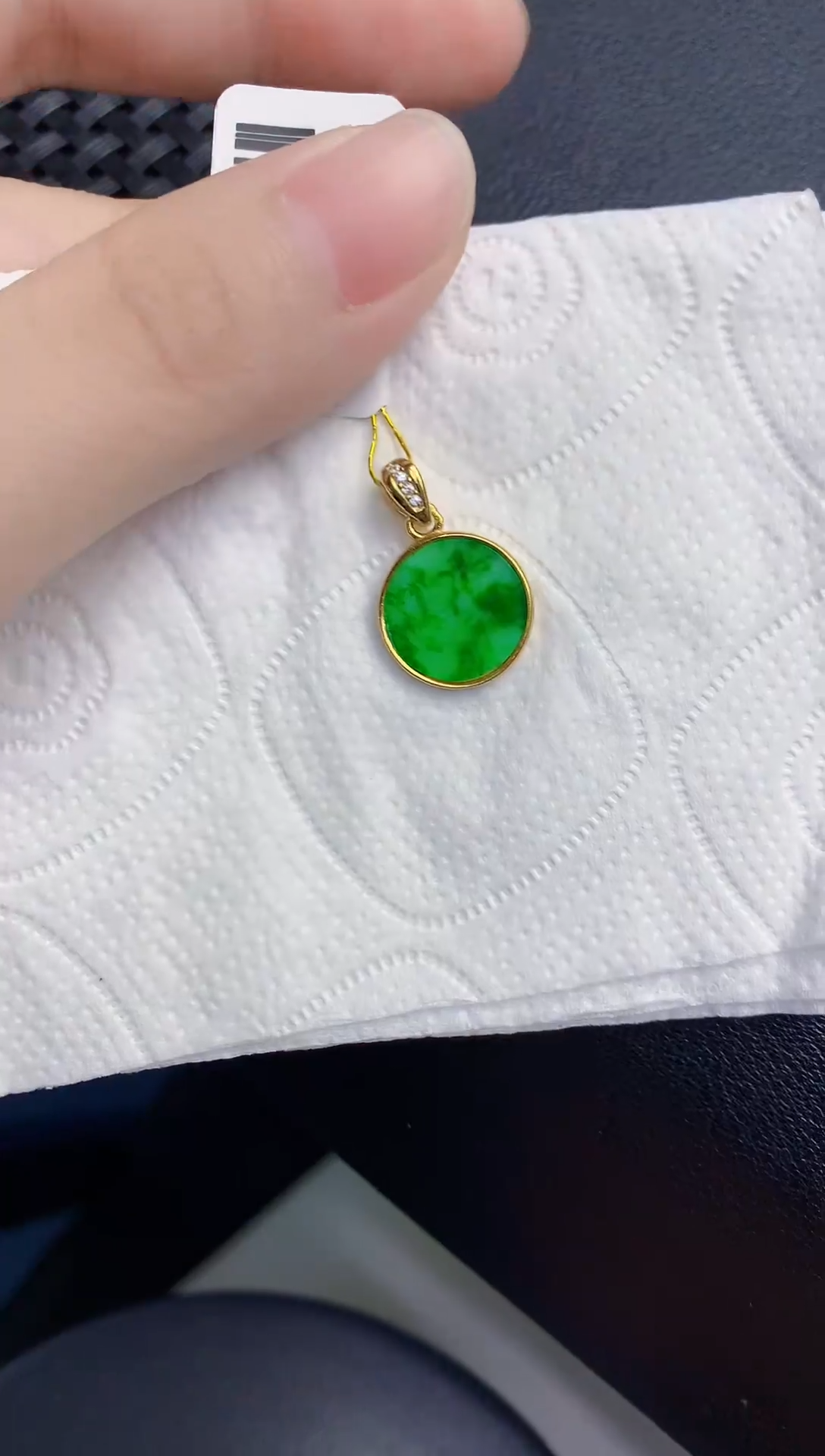 颈饰未镶嵌翡翠天然翡翠缅甸A货