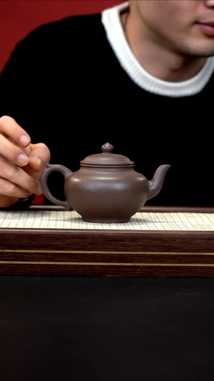 茶壶紫砂JF粗砂桃花泥 笑樱