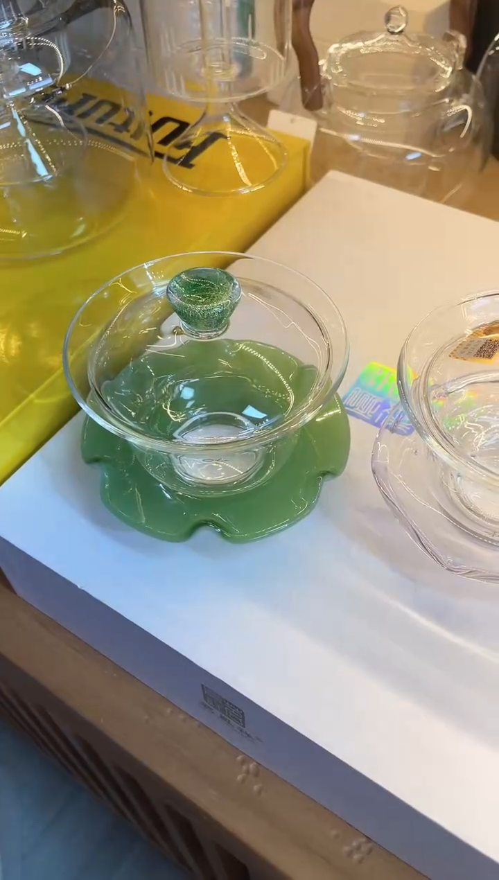 幻彩/禾玉盖碗/翠玉