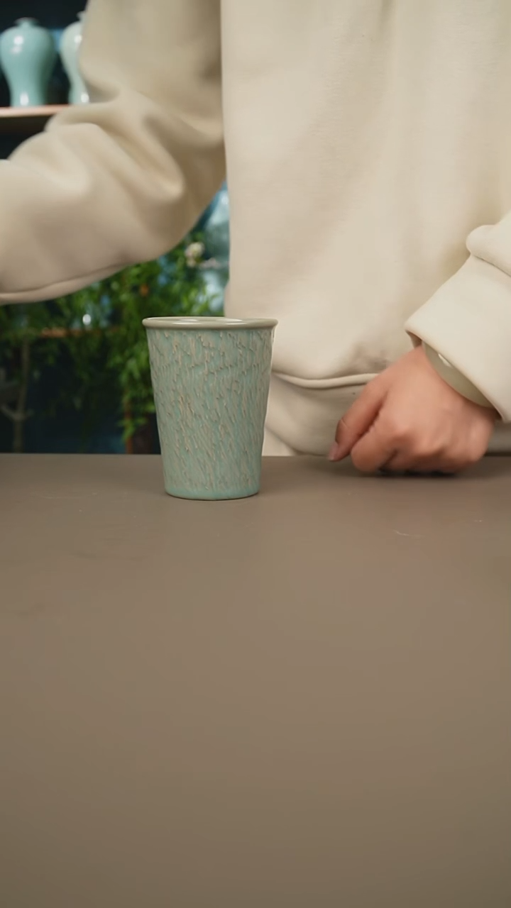 仿古可乐杯微暇      