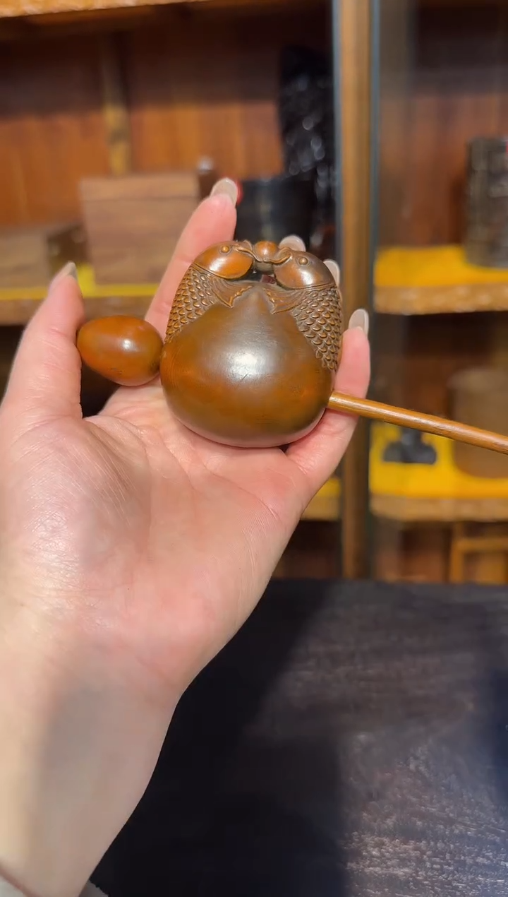 【闪购商品】木木艺黄杨木木鱼180.88