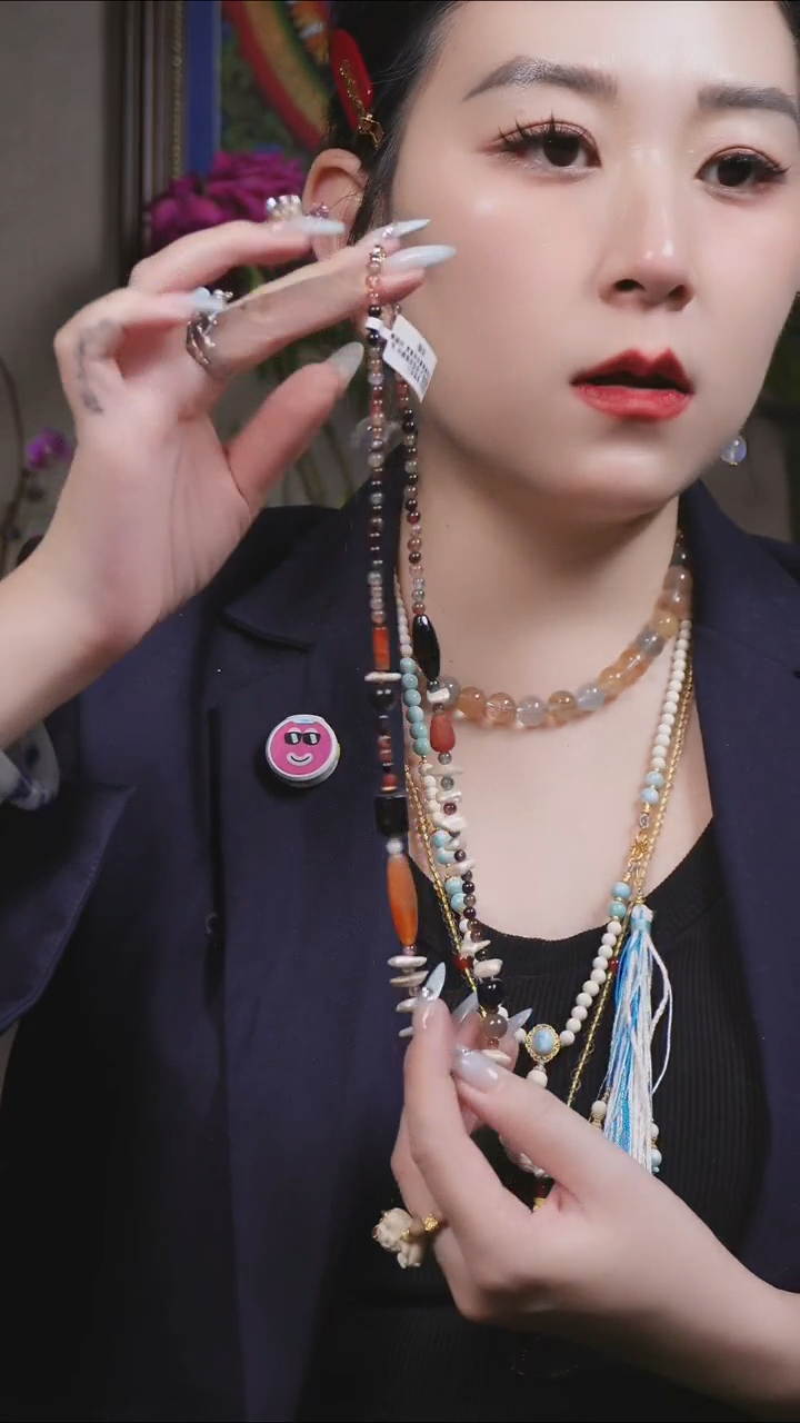 颈链未镶嵌水晶颈链