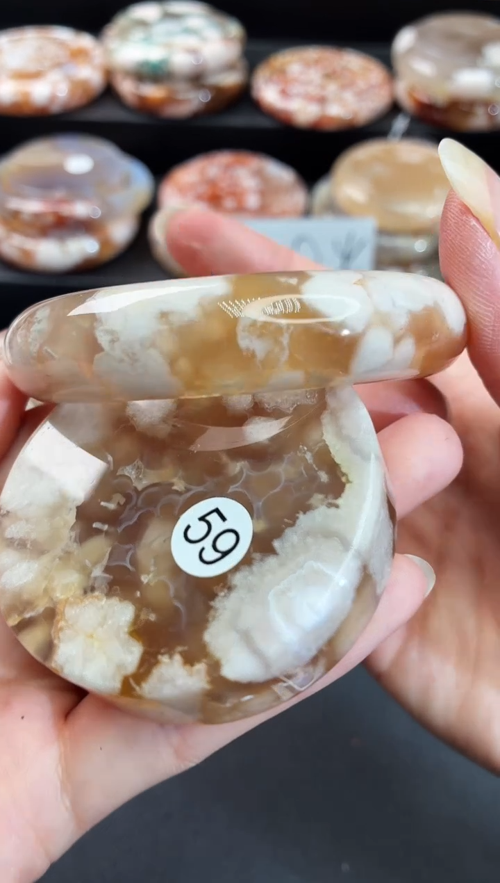 手镯玛瑙/玉髓未镶嵌石英质玉56圈55/56带(赠送镯心)