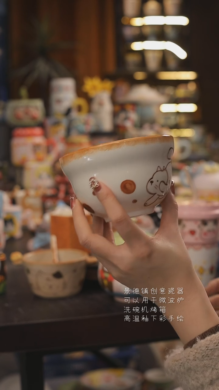 景德镇釉下彩绘设计师款式陶瓷