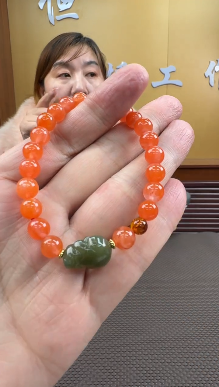 【闪购商品】玛瑙/玉髓手串未镶嵌7