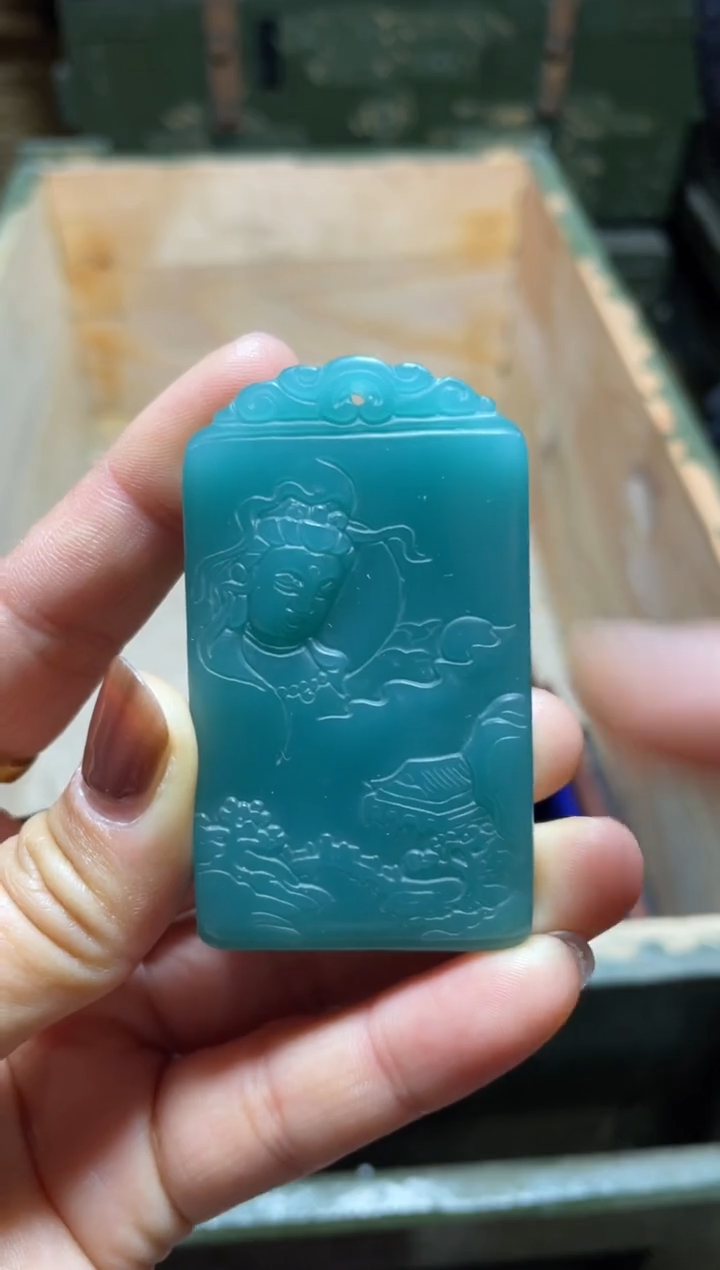 【闪购商品】蓝双面工观音1件