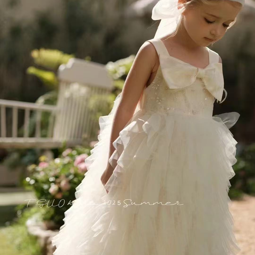 Alice *670*女童2025新款春夏蛋糕连衣裙日常