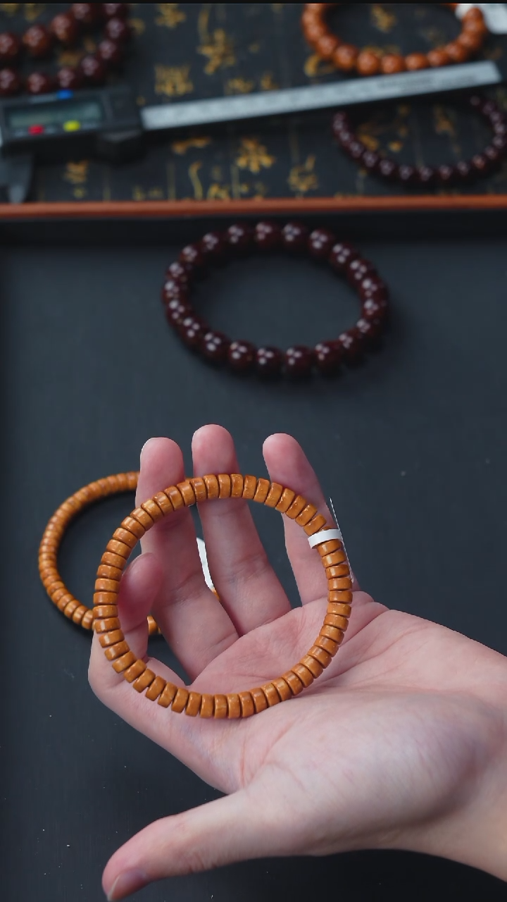 手串紫金鼠实心药片7【黄】10956