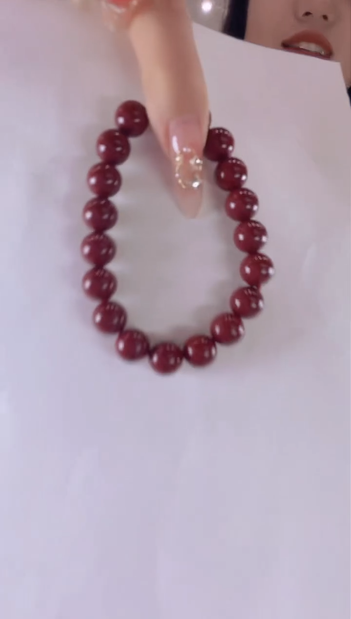 【闪购商品】和田玉颈饰未镶嵌朱砂 手串