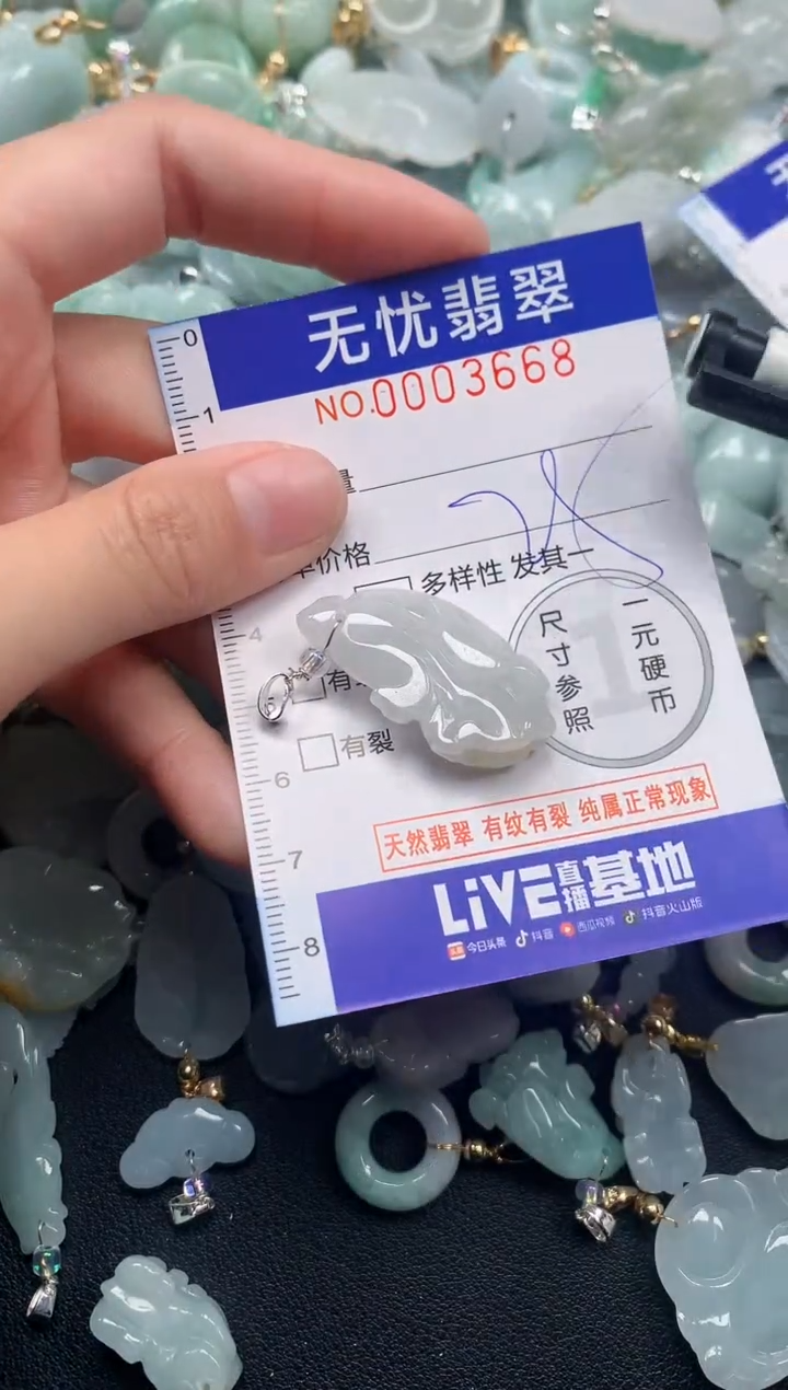 颈饰未镶嵌翡翠3668