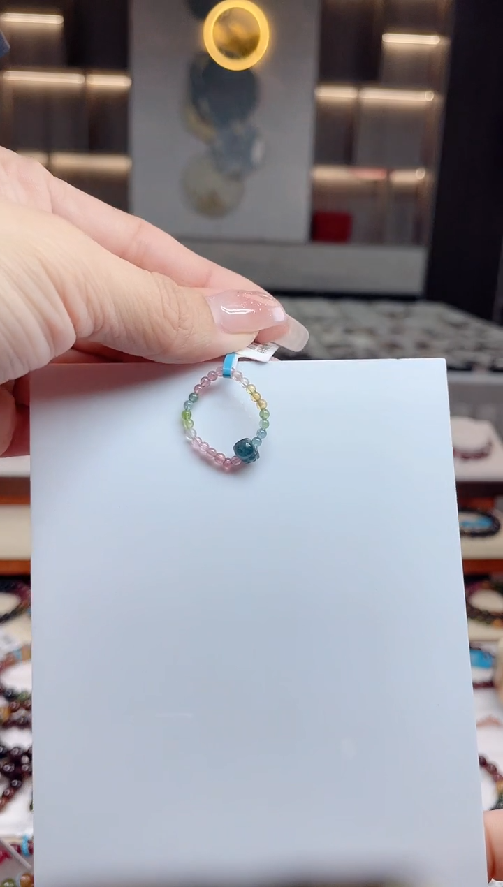 貔貅戒指未镶嵌碧玺（多样性发一条）T