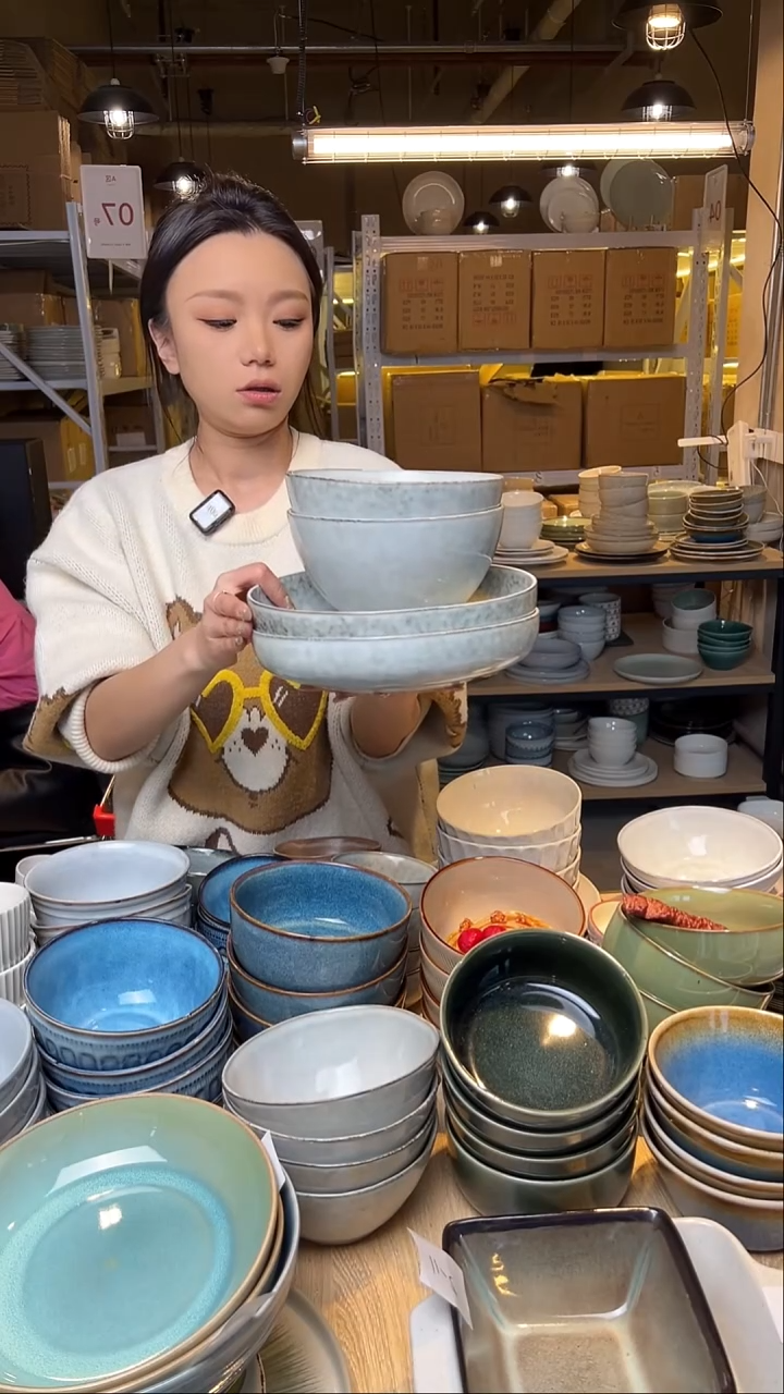 瓷253外贸尾货窑变釉下彩默外微瑕