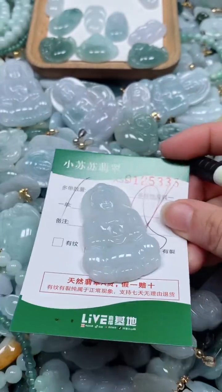 【闪购商品】翡翠颈饰未镶嵌闪购商品0125335