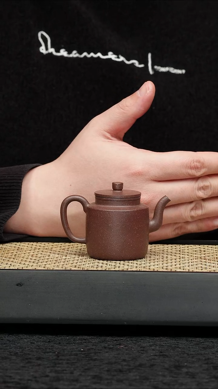 茶壶紫砂五堂 高身执壶-时大彬制