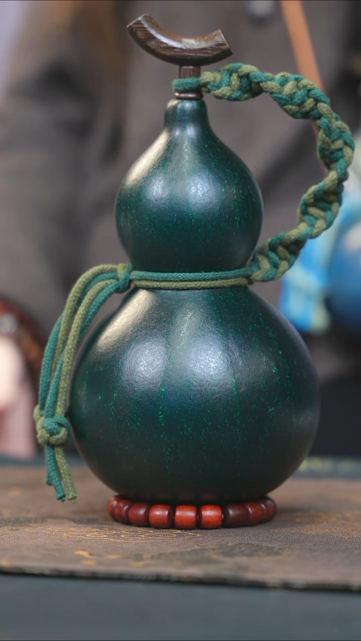 【闪购商品】WS209大漆酒葫芦不包手串及旋转底座