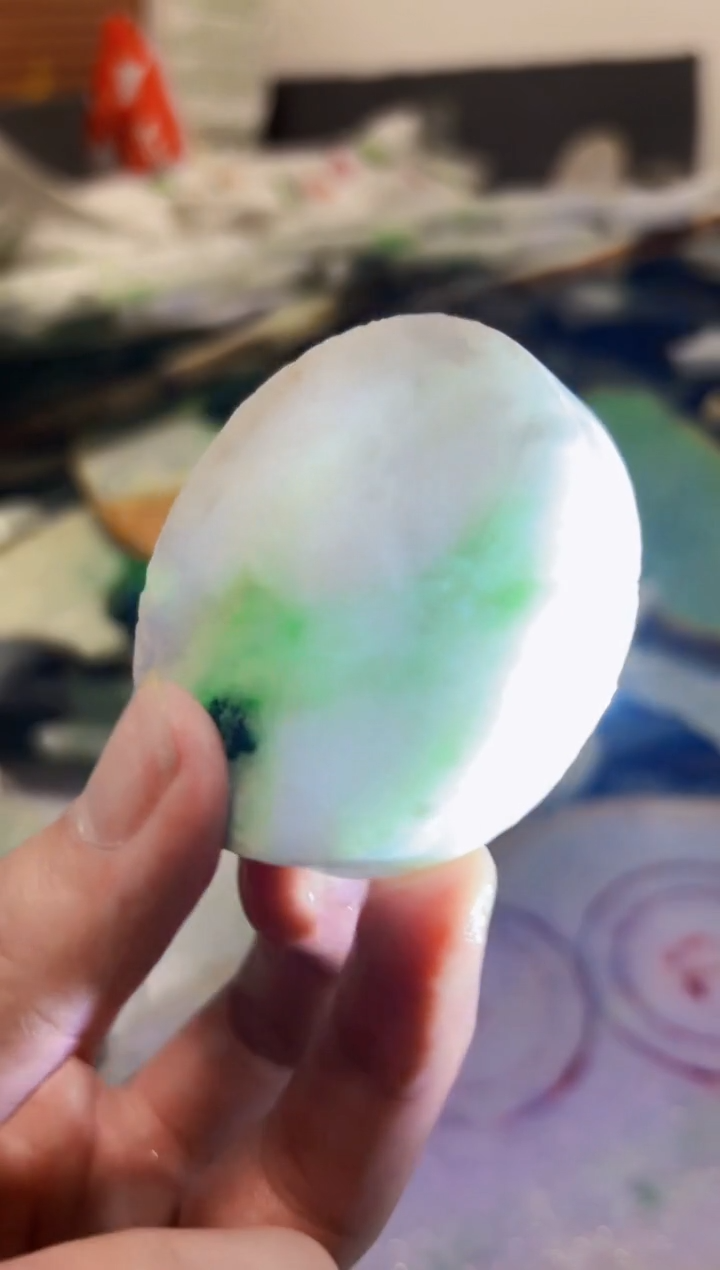 【闪购商品】翡翠颈饰未镶嵌A货白谭1753