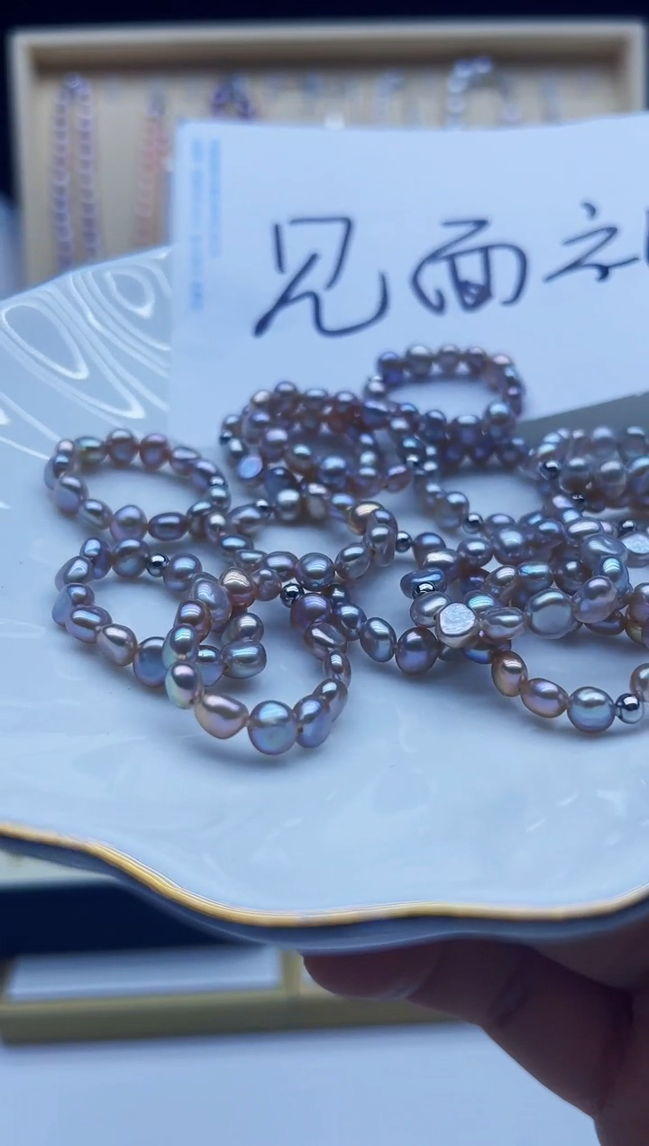 未镶嵌戒指淡水珍珠戒指多样性发其一