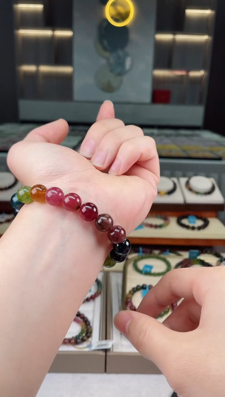 【闪购商品】碧玺单圈手串未镶嵌（多样性发一条）Y