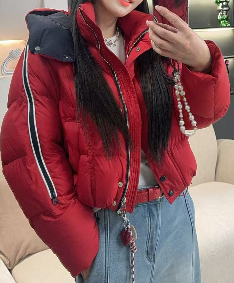 熙薇【轻盈有型】2025冬季新款休闲时尚百搭羽绒服外套L5581