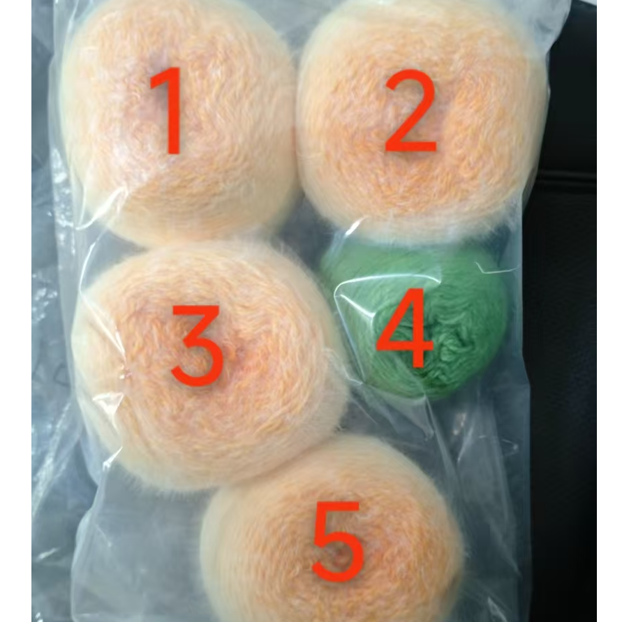 zhifang/知纺直径1米渐变色玫瑰花束毯子毛线材料包