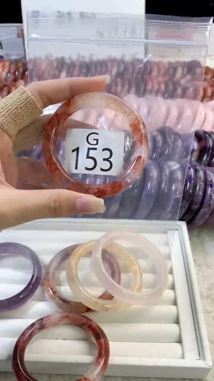 水晶手镯G未镶嵌水晶153-51