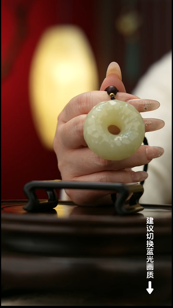 玉【平安扣】天然玉石手把件