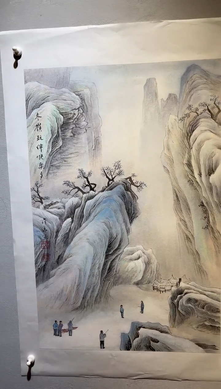 国画国画SS-1201040-张跃华央创美术馆精品定制备案作品