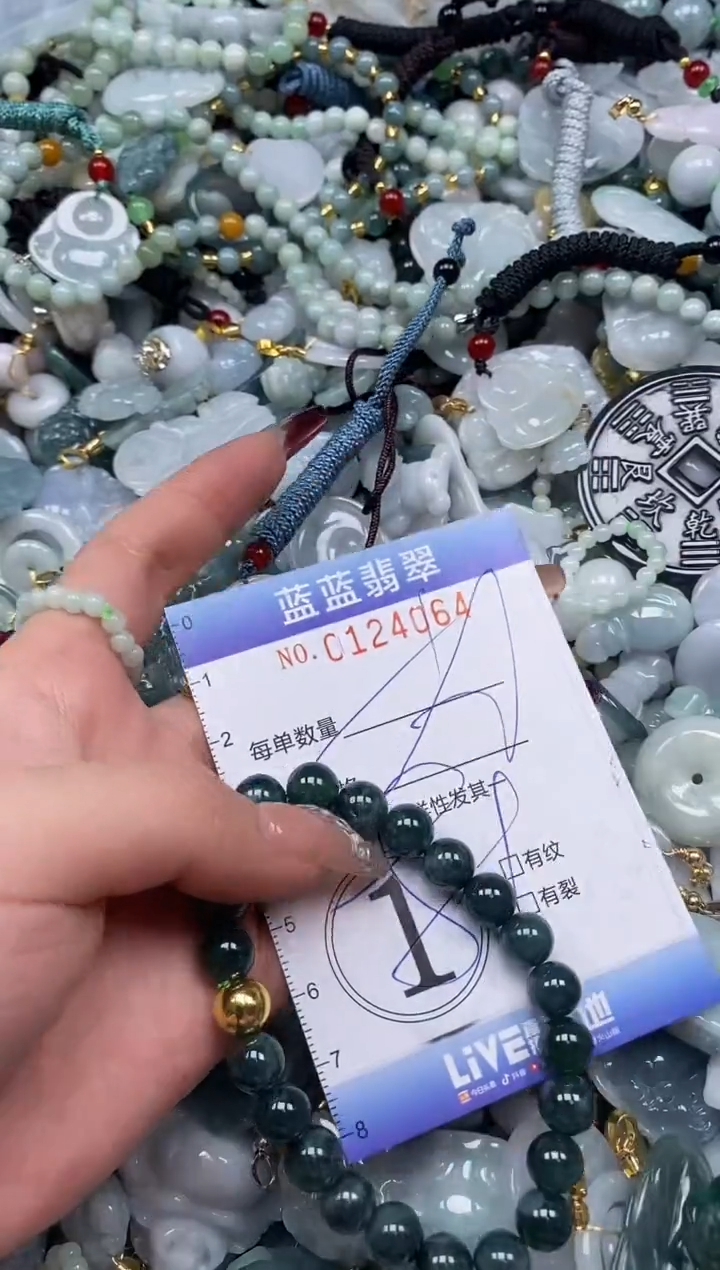 【闪购商品】翡翠颈饰未镶嵌闪购0124064多样性发其一