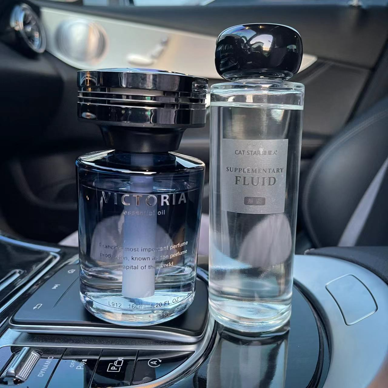 猫星人维多利亚车载香薰送补充液邂逅汽车香水持久家居香水