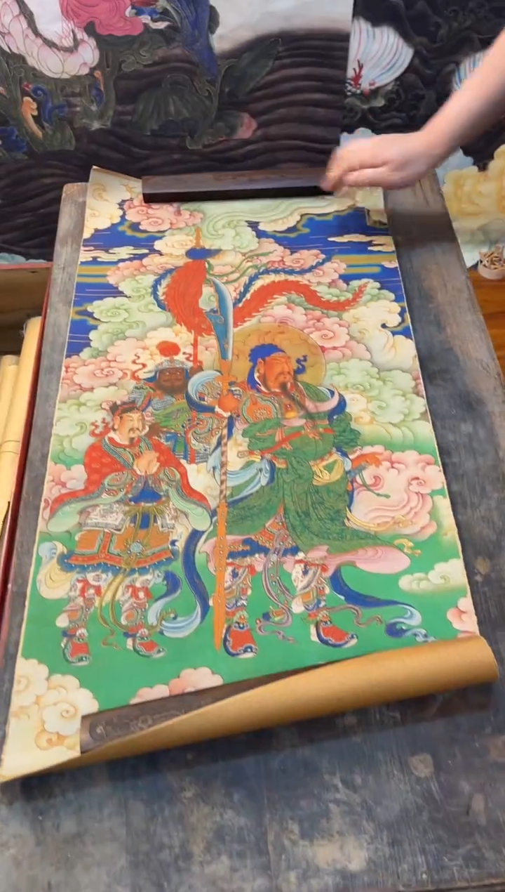 卷轴画刘洋画院老六专属AA157