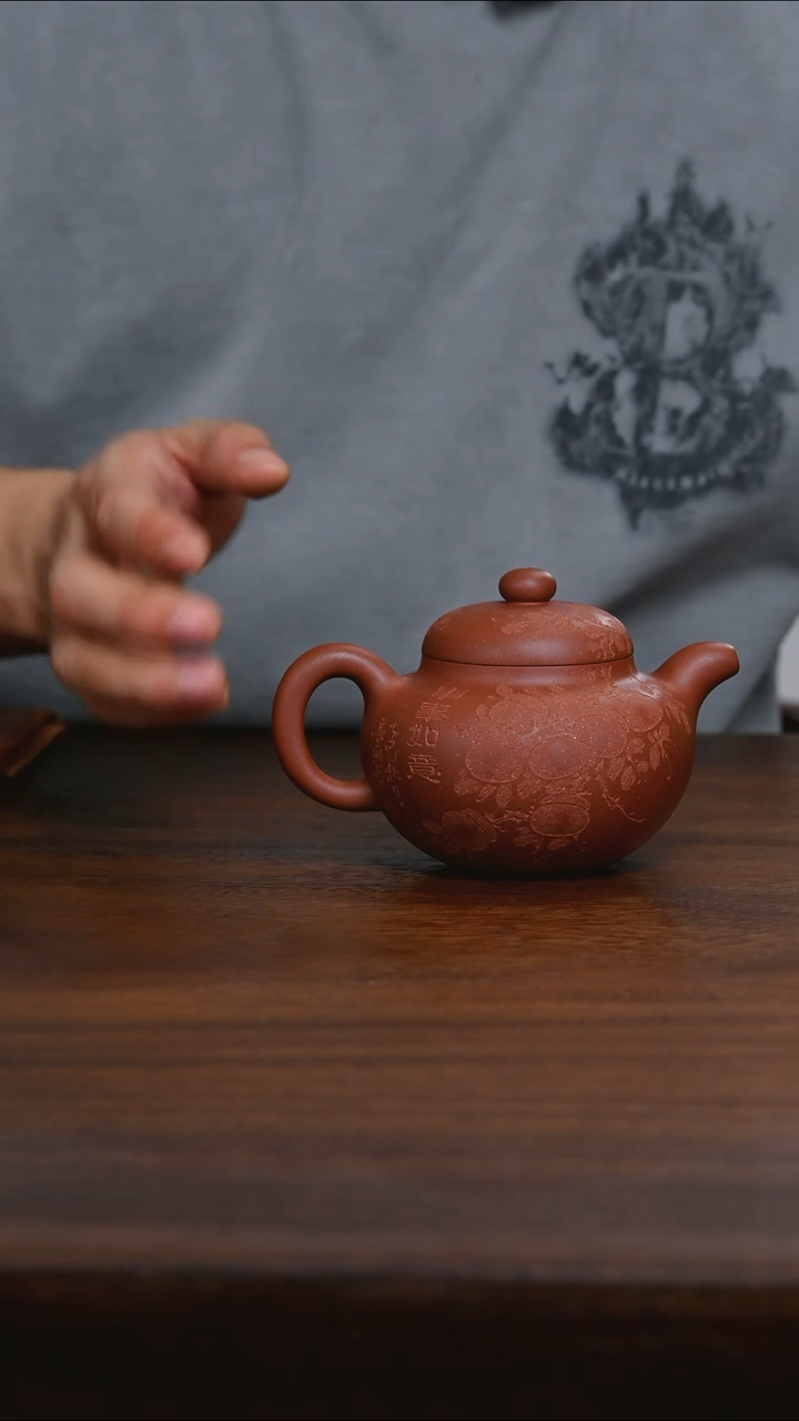 茶壶紫砂彬***量柿圆茶壶茶壶