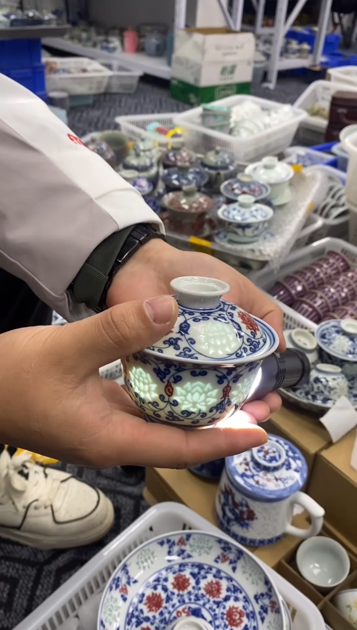 摆件陶景德陶瓷茶具容量约140