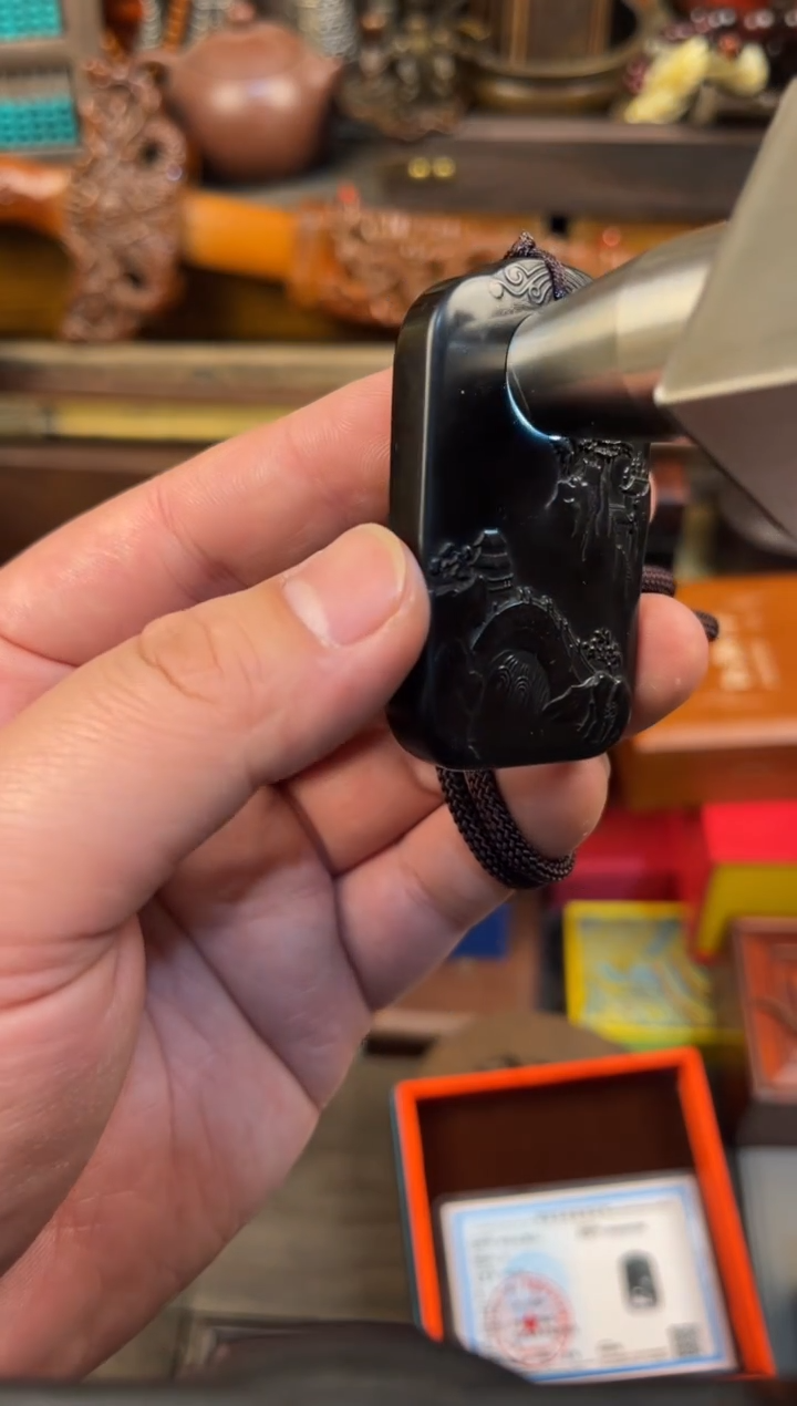 【闪购商品】和田玉（墨玉）颈饰未镶嵌二哥甄选哈哈哈哈