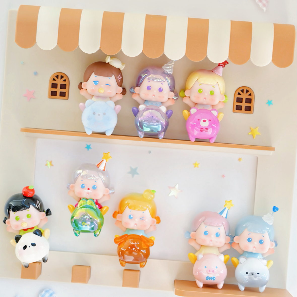 【奥叮叮拆盒】JOJOY萌骑团系列MINI盲盒新品萌粒盲袋手办