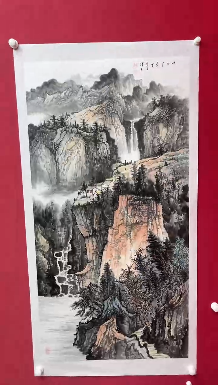 【闪购商品】国画吴-荣宝原作山水/无框/W带荣宝书