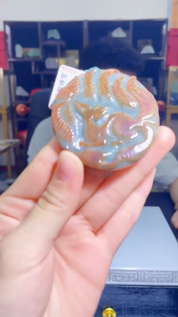翡翠未镶嵌吊坠(不含链)D520