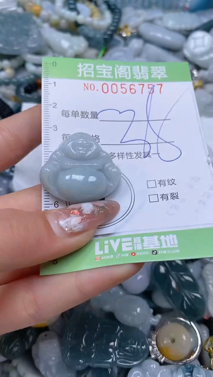 【闪购商品】翡翠颈饰未镶嵌闪购商品0056757