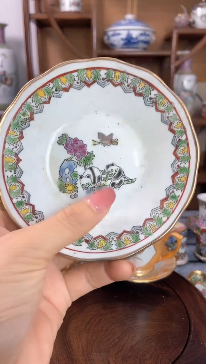 瓷片微瑕景德镇窑厂瓷摆件单件