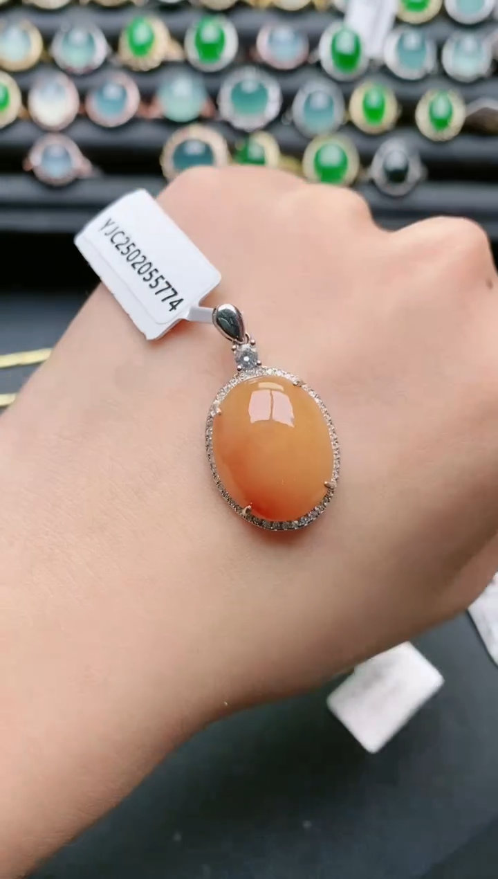 【闪购商品】翡翠戒指银S925镶嵌1111