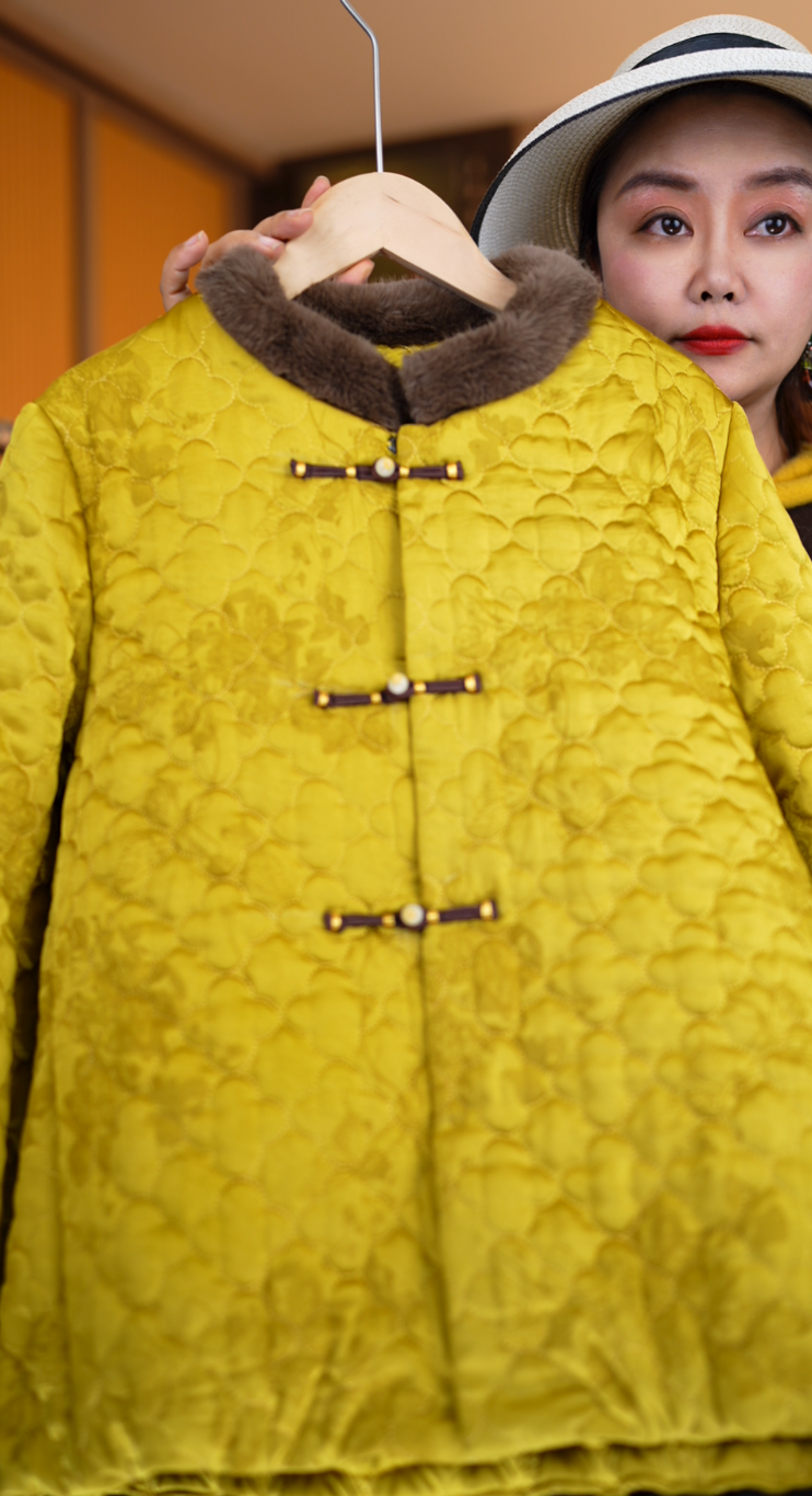 沉霜《非遗美学》2455新中式国风国风提花棉袄