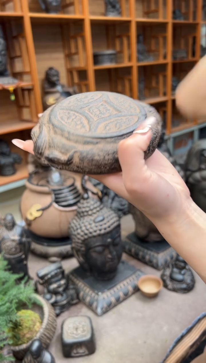 陶土【火山泥】金蟾小底座