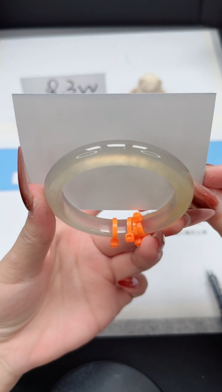 【闪购商品】玛瑙/玉髓手镯未镶嵌273/香槟55.1