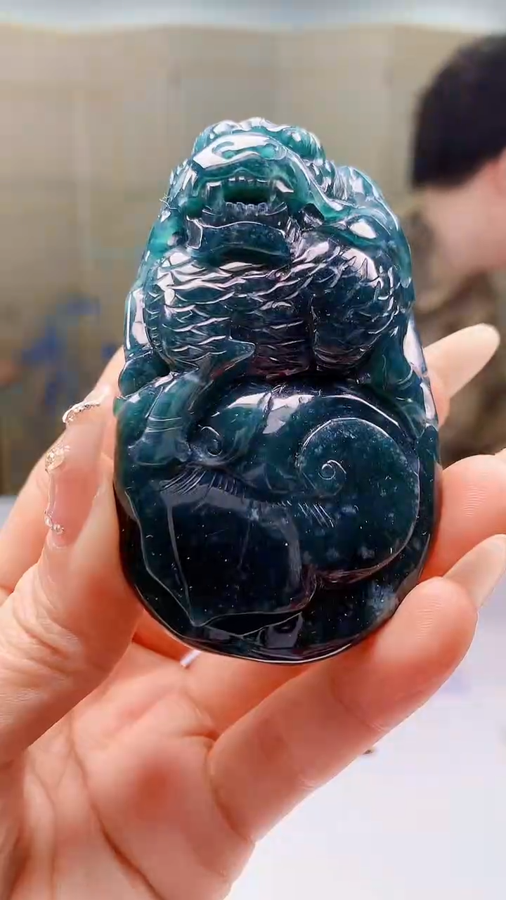 【闪购商品】定制翡翠未镶嵌4688ty-毛货挂件50