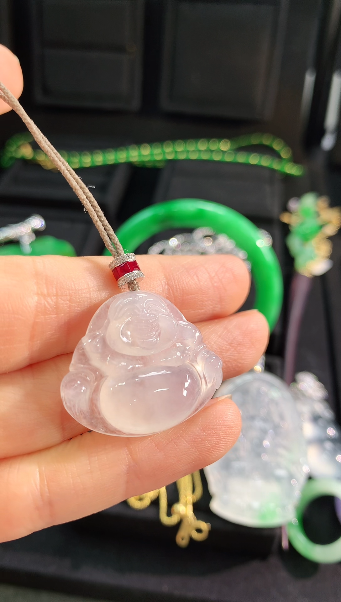 【闪购商品】翡翠颈饰未镶嵌吊坠