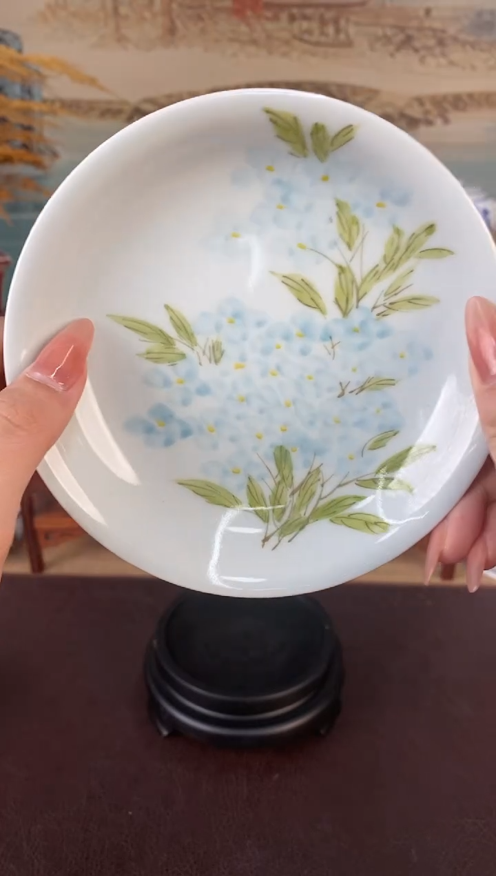 高温釉下景德镇手工手绘茶器12
